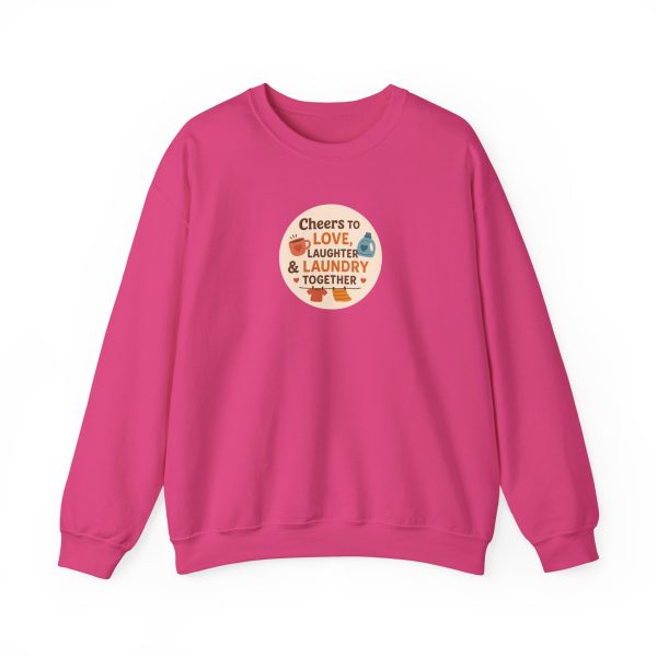 Cheers to Love Laundry And Laughter Sweatshirt - Image 14