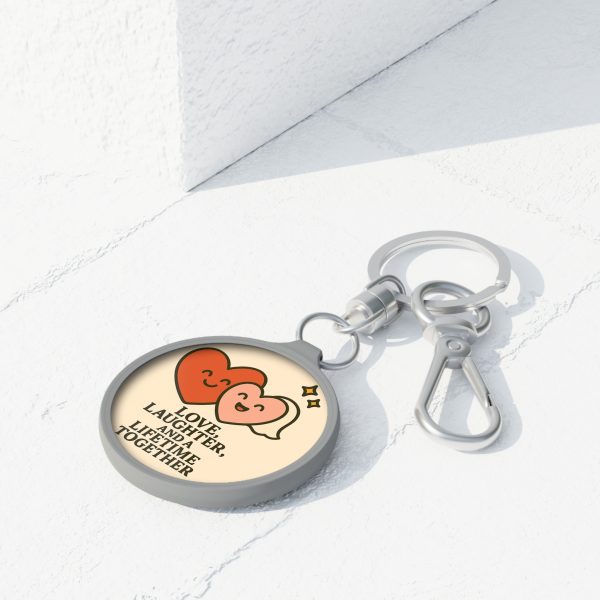 Love Laughter Lifetime Keychain Tag - Image 3