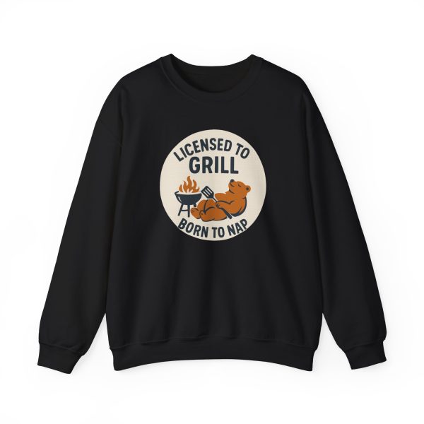 Licensed To Grill Born To Nap Sweatshirt - Image 5