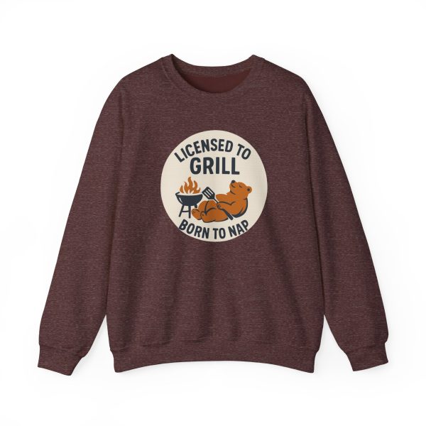 Licensed To Grill Born To Nap Sweatshirt - Image 4