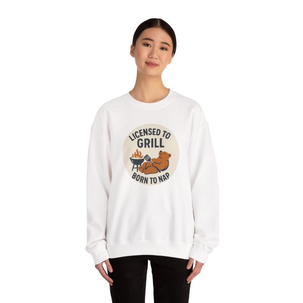 Licensed To Grill Born To Nap Sweatshirt - Image 3