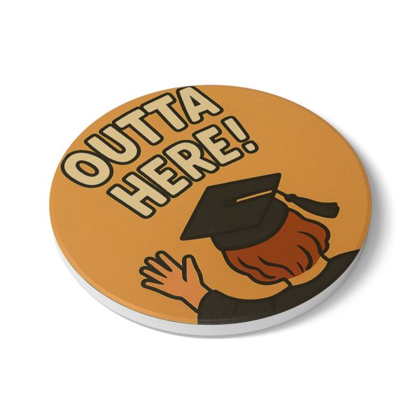 Outta Here Graduation Coaster - Image 3