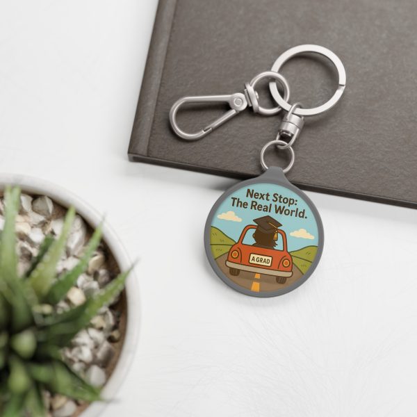 Next Stop Real World Graduation Keyring Tag - Image 4