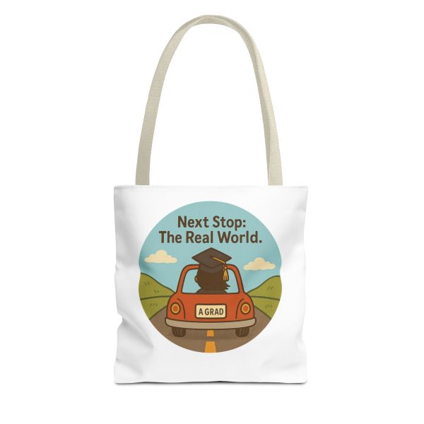 Next Stop Real World Graduation Tote Bag - Image 7