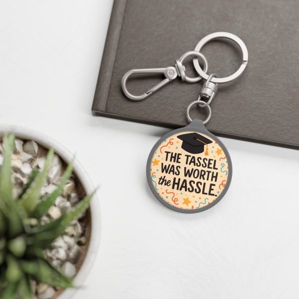 The Tassle Was Worth The Hassle Graduation Keyring Tag - Image 4