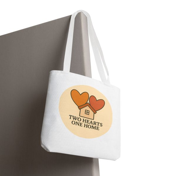 Two Hearts One Home Tote Bag - Image 5