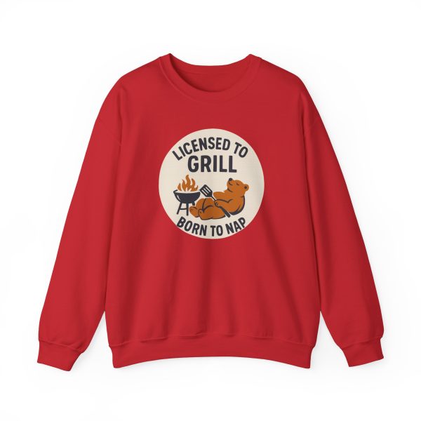 Licensed To Grill Born To Nap Sweatshirt - Image 14